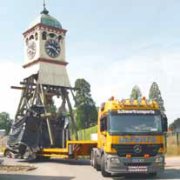 Schwertransport Kirchturm